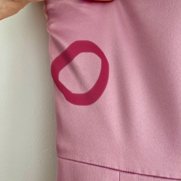 Anthropologie BHLDN Scottie One-Shoulder Side-Slit Stretch Satin in Orchid - Picture 5 of 6